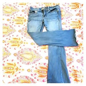 American Eagle medium wash bootcut jeans